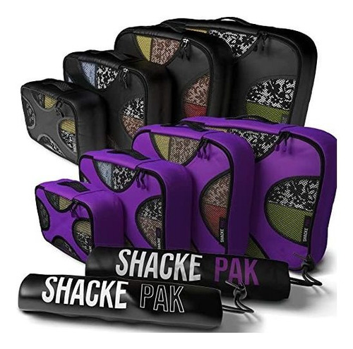 Organizador Para Maleta, Shacke Pak - Juego De 5 Cubos Para 