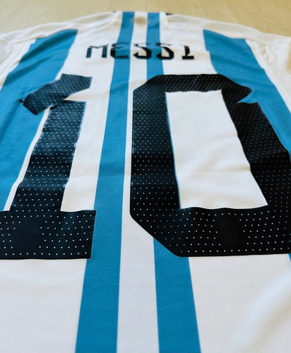 Camiseta Adidas Copa Del Mundo 22 Messi 10 Aeroready Usada (Usado)