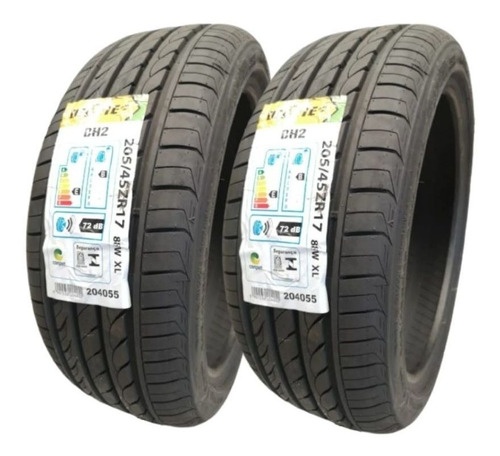 Combo 02 Pneus Aro 17 205/45zr17 88w Xl Dh2 Delinte