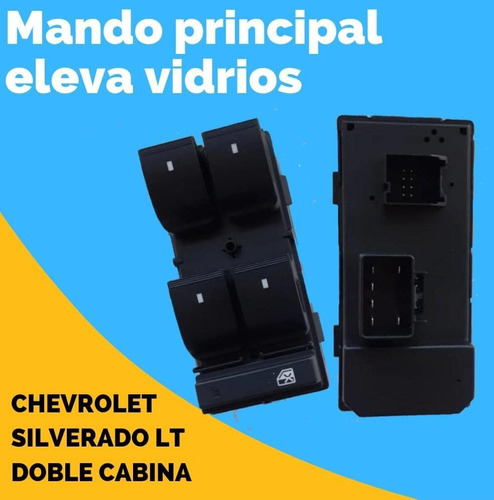 Mando Principal Eleva Vidrios Vehículos Chevrolet Silverado 