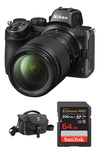 Kit De Cámara Nikon Z5 Mirrorless Con Lente 24-200mm Y Acce