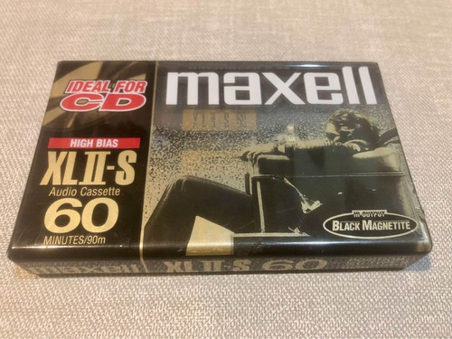 Cassette Maxell Xl Ii-s 60 Minutos, Cinta Tipo Ii, Sellado (Usado)