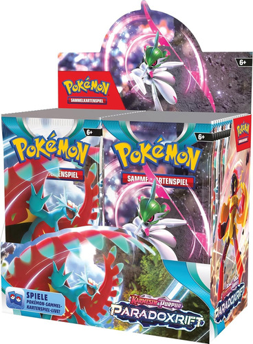 Pokémon Paradoxrift Karmesi&purpur - 360 Cartas Coleccion Paradox Rift Alemán