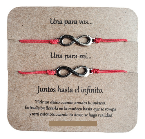 Pulseras Infinitos Para Compartir Pareja Amigos