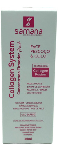 Collagen System Concentrado Firmador Fluid 30ml Samana