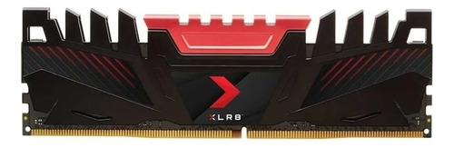 Memoria Ram Xlr8 Gamer Color Negro/rojo 8gb Pny Md8gd43200xr