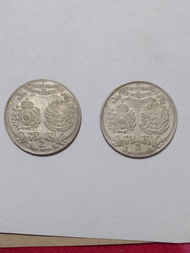 Moedas 1 Centenário Da Independência 1822/1922 Prata Origin (Usado)