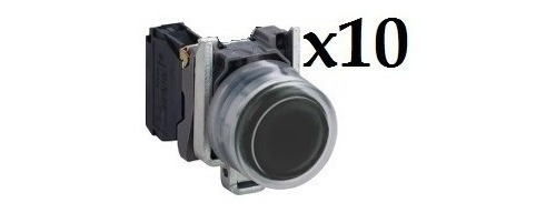 Pulsador Negro Enfundado Ip65 22mm 1na (caja10 Pz) Gqele
