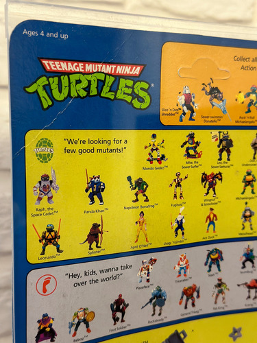 Tortugas Ninja - April Oneil Playmates 1990 Unpunched