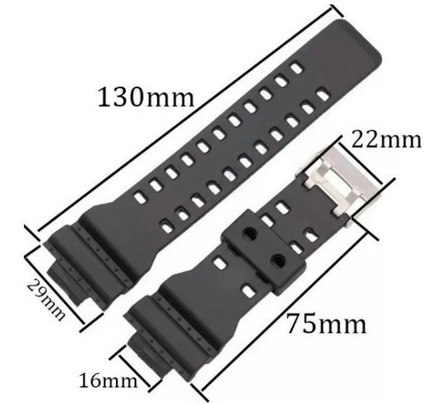 Pulseira P/ Casio G-shock Ga-100 Gd-100 E Outros