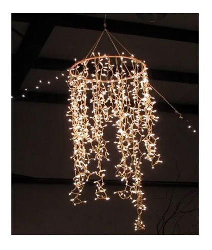 Imagem 6 de 7 de Cordão 100 Led Com 10mt Para Fazer Pista Paris E Cortina Led