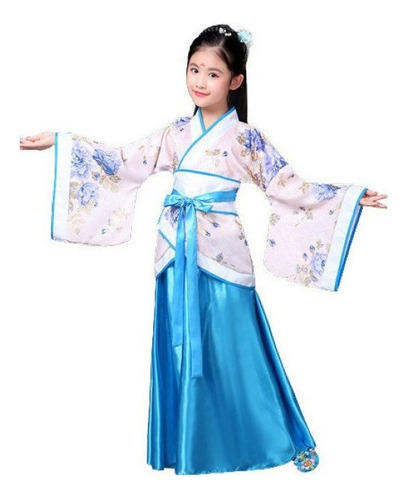 Vestido Hanfu De La Antigua Princesa China Para Niña