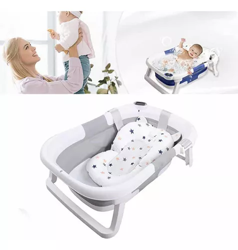 Cojín de red de apoyo para asiento de baño para bebé, almohada de baño  suave para bebé, almohadilla de baño para bañera, necesidades del primer  año