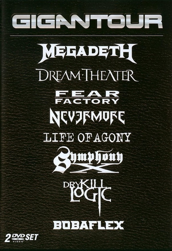 Dvd Doble Gigantour 2005 Megadeth Dream Theater [rockoutlet]