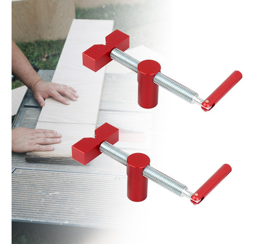 Abrazadera Con Orificio Para Perros De 3/4 2 Piezas Rojo