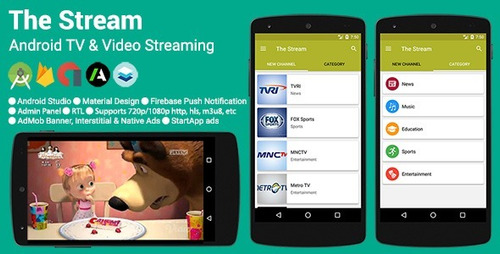 Script Php - O Stream - Tv & Video Streaming App