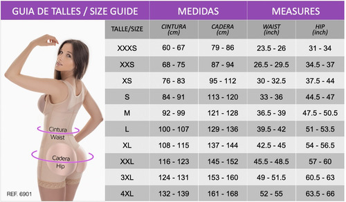 Imagen 8 de 9 de Faja Body Colaless Modeladora Reductor Body Control 0047
