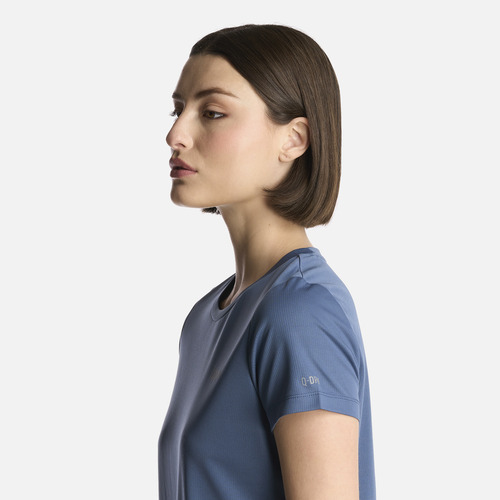 Polera Mujer Core Q-dry T-shirt Azul Piedra Lippi