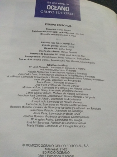 Enciclopedia De Ciencias Sociales. Preceptor - Ed. Oceano (Usado)
