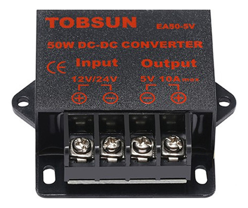 Convertidor De Voltaje Dc 12v 24v A 5v 10a Buck Power Supply