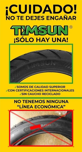 Juego Cubiertas High Grip Ns200 Timsun 130 70 17 / 100 80 17