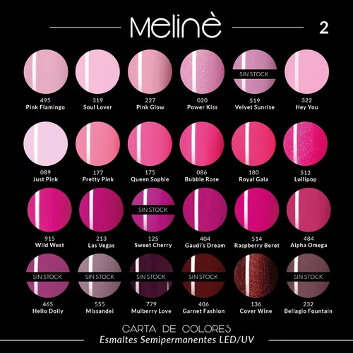 Kit 3 Esmaltes Semipermanentes Meliné + Base Coat Y Top Coat