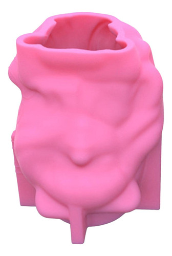 Molde De Jarrón De Silicona Para Niña, Maceta De