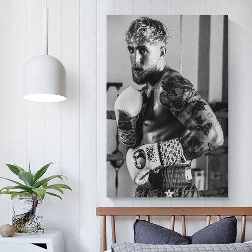 Wrestle Boxing Jake Paul Grapple Poster 1 Canvas Wall Art