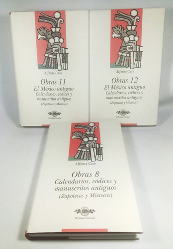 Alfonso Caso Obras 7 Tomos Colegio Nacional