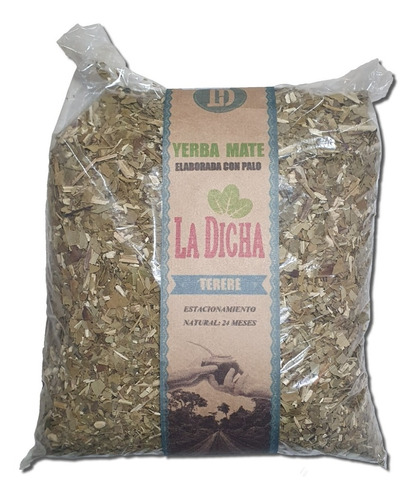 Yerba Mate La Dicha Barbacuá Canchada Para Tereré 500gr