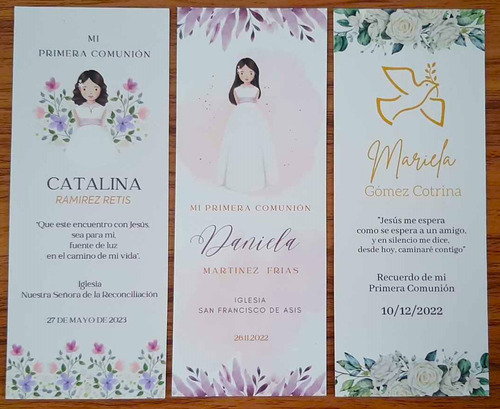 Estampa Primera Comunión, Recuerdos, Invitaciones