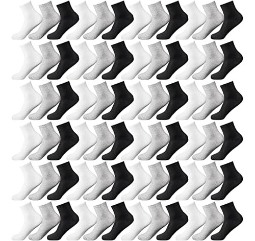 72 Pares De Calcetines Tobilleros Deportivos, Calcetines Tob
