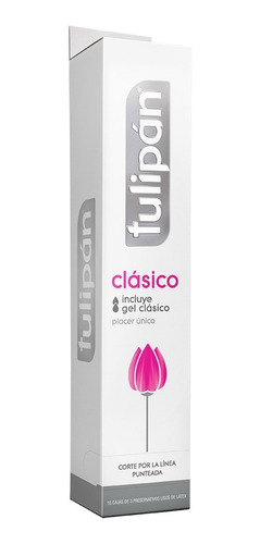 Tulipán Preservativos De Látex Clásico Lubricante X 16 Cajas
