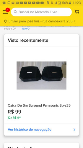 Caixa De Som Surround Panasonic S25