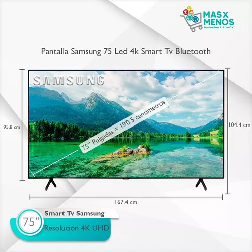 TV Samsung 75 Pulgadas 4K Ultra HD Smart TV LED UN75TU700DFXZA