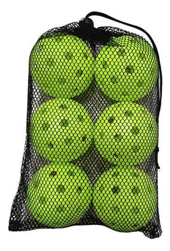 2 X 6 Bolas De Pickleball De Tamaño Oficial, Duraderas,