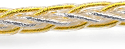 Cable Kz Gold Silver Mixed Upgrade Reforzado Oro Y Plata