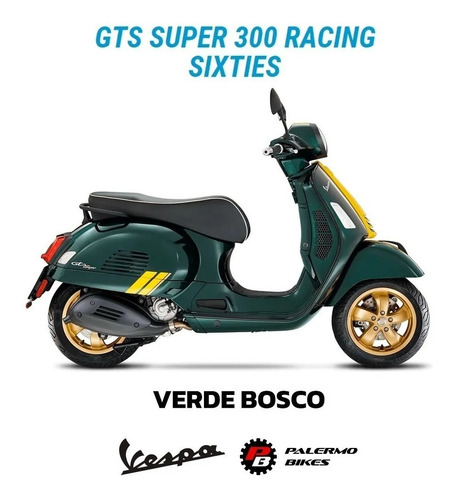 Imagen 22 de 23 de Vespa Gts S 300 Racing Sixties 2022 - Palermo Bikes