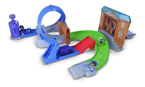 Pj Masks Pista De Rivais Com Menino Gato