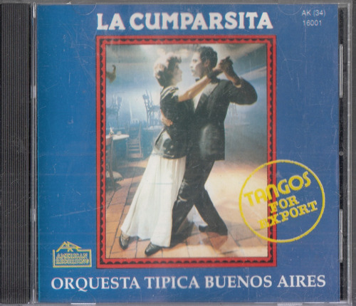 Orq. Tipica Buenos Aires Cumparsita Cd Original Usad Qqb. Mz