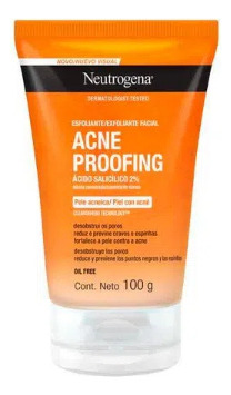 Exfoliante Facial Neutrogena Acne Proofing 100gr Tipo de piel Grasa