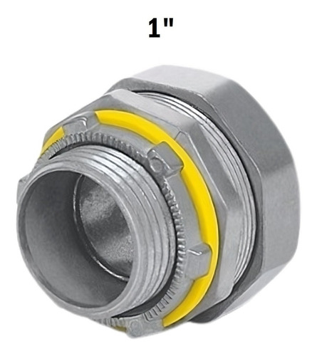 Conector Electricidad Recto Tuberia Liquid Tight 1 Pulgada