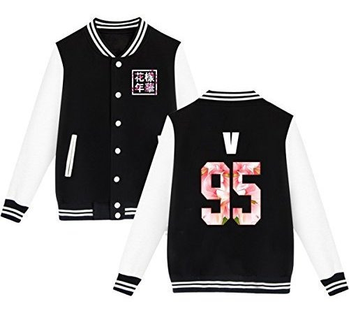 Bts Béisbol Chaqueta De Uniforme Chicos Bangtan Suga Jin