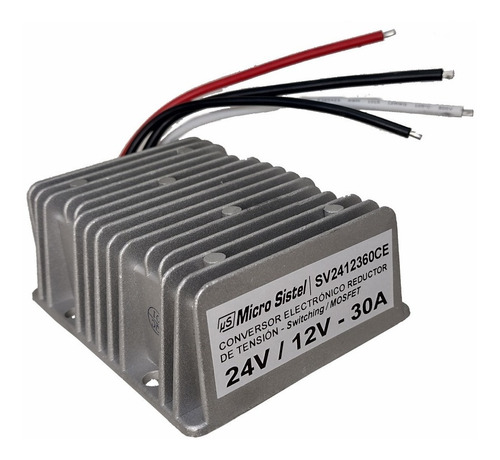 Conversor Reductor  Tensión 24v A 12v 30a - Mosfet Switching