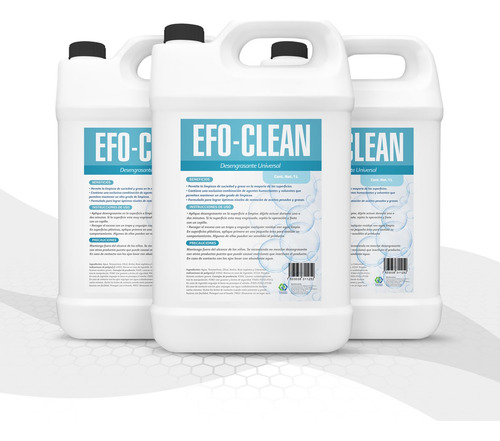 Efo-clean 1lt Desengrasante Multiusos, Grasa Difícil