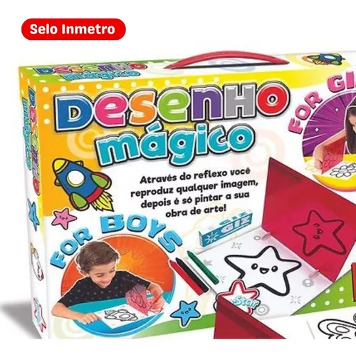 Espelho Mágico Brinquedo Infantil Desenho Pintar Colorir em Promoção na  Americanas