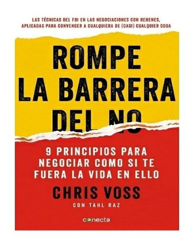 Rompe. La. Barrera  Del. No  -  Chris Voss.  Nuevo 