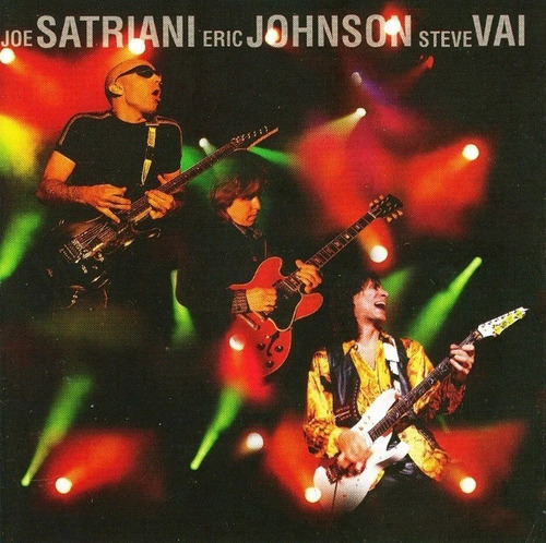 Cd Joe Satrani/ Eric Johnson/ Steve Vai - En vivo
