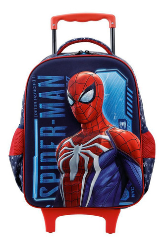 Mochila Infantil 3d Xeryus Marvel's Spider-Man GamerVerse 11700 Rodinhas 16´´