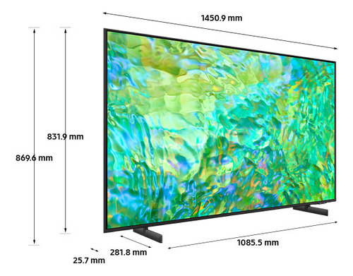 Televisor Samsung Smart Tv 65 Crystal Uhd 4k Un65cu8200gxpe
